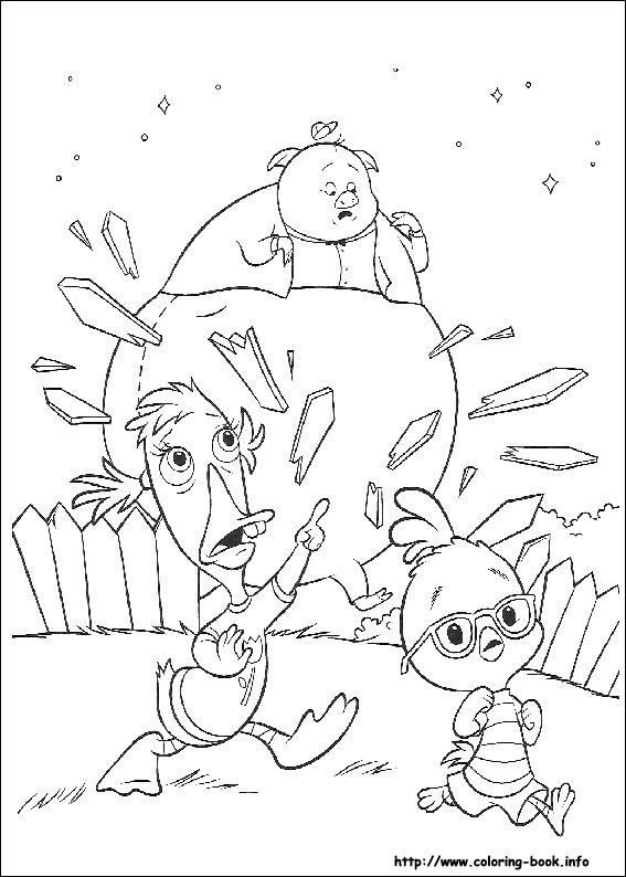 Chicken Little coloring picture